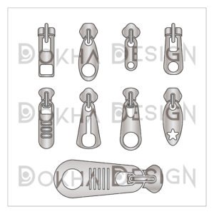 Zipper Puller Vector