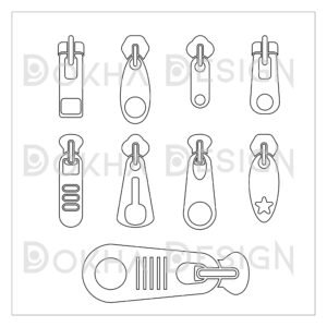 Zipper Puller Vector